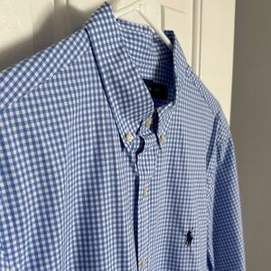 Ralph Lauren Light Blue Gingham Shirt